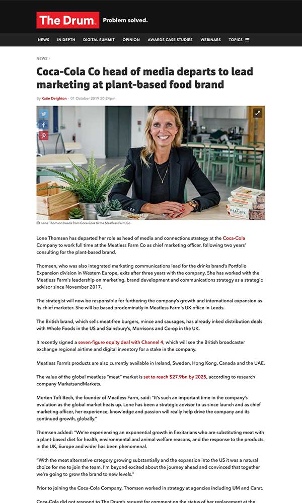 Press Coverage: The Drum